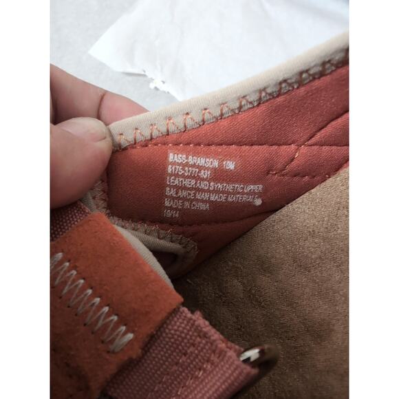 G.H. Bass & Co. Branson Women’s Sport Sandals 10M Orange Suede Mesh Closed... - Picture 7 of 10